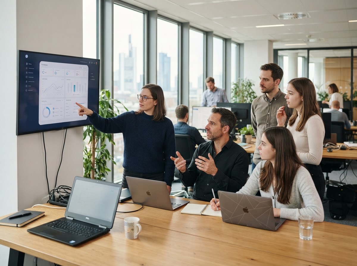 Team BTC-Metrica 920 al lavoro sull'analisi dei dati finanziari